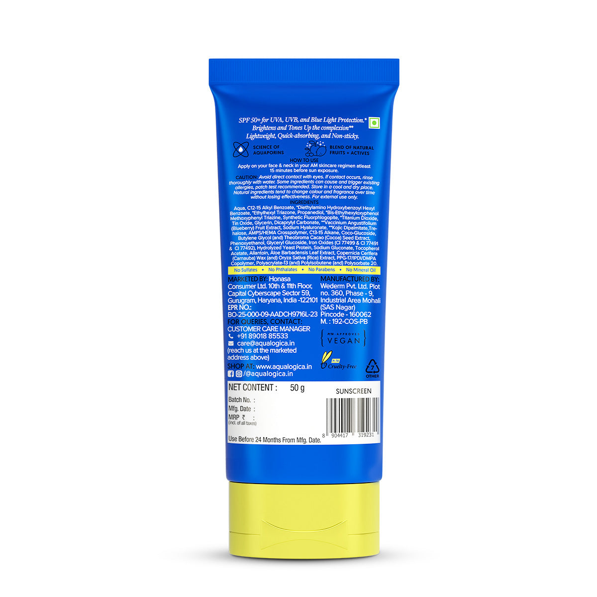 Bright+ Tone Up Sunscreen 50g