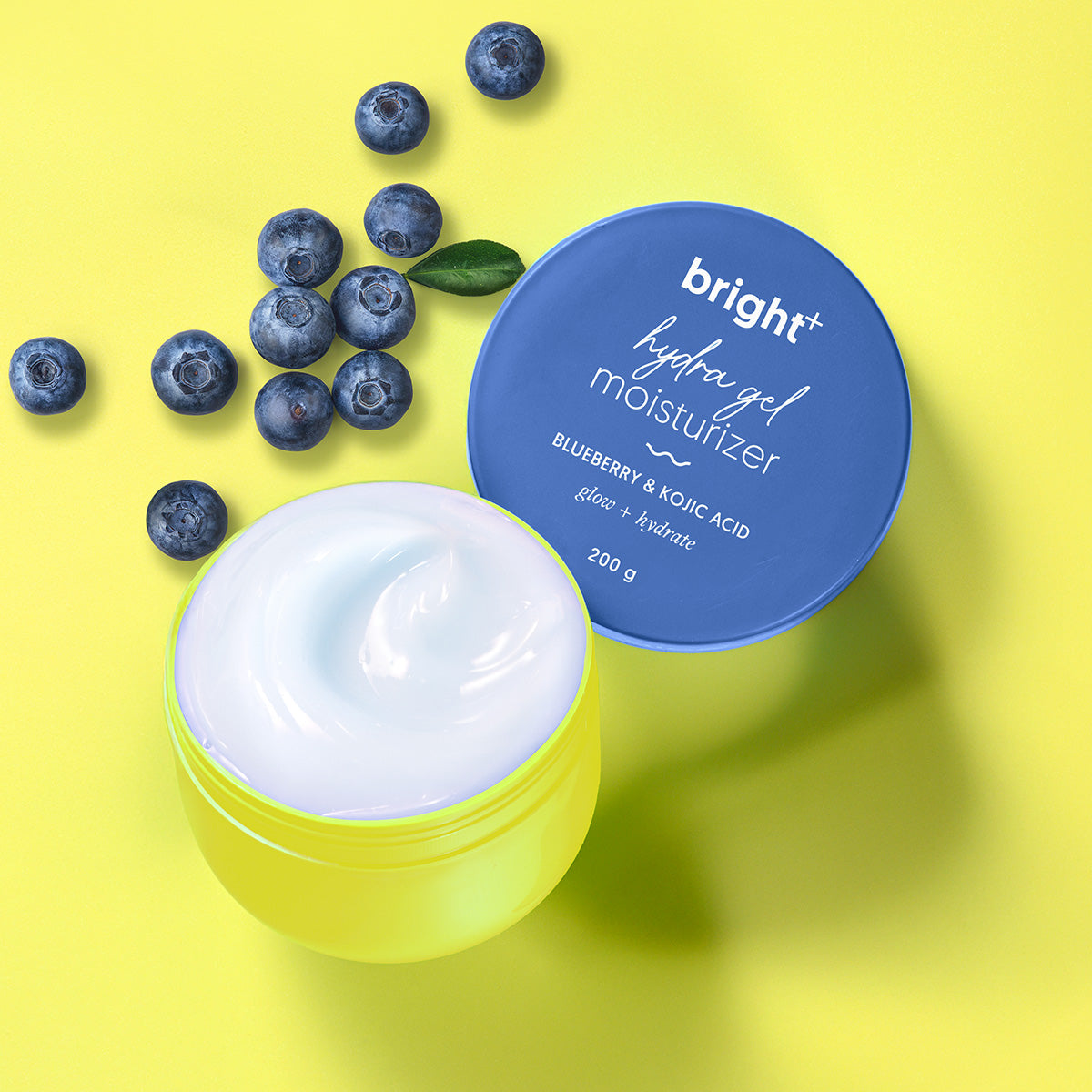 Bright+ Hydra Gel Moisturizer with Blueberry & Kojic Acid - 200 g