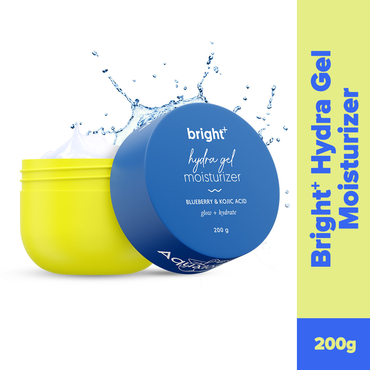 Bright+ Hydra Gel Moisturizer with Blueberry & Kojic Acid - 200 g