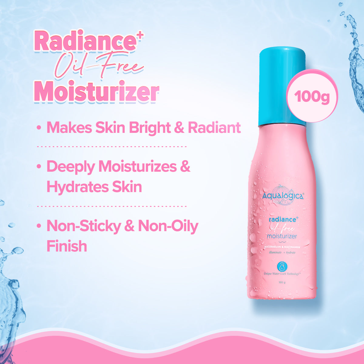 Radiance+ Protect & Glow Duo (Radiance+ Oil Free Moisturizer -  100g, Radiance+ Dewy Sunscreen - 50g)