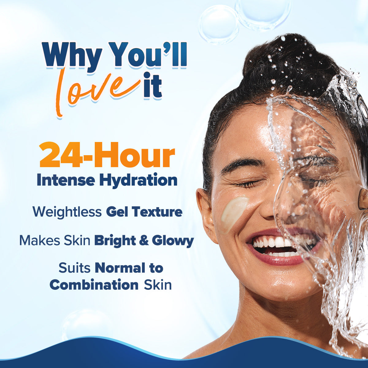 Glow+ Hydra Gel Moisturizer with Vitamin C & Papaya - 20 g