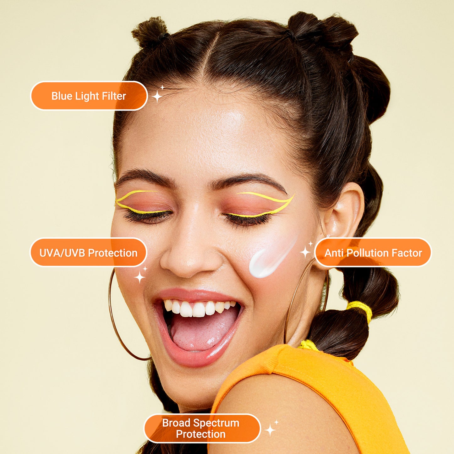 Glow+ Dewy Sunscreen Gel SPF 50+ PA++++ with Papaya & Vitamin C - 80g