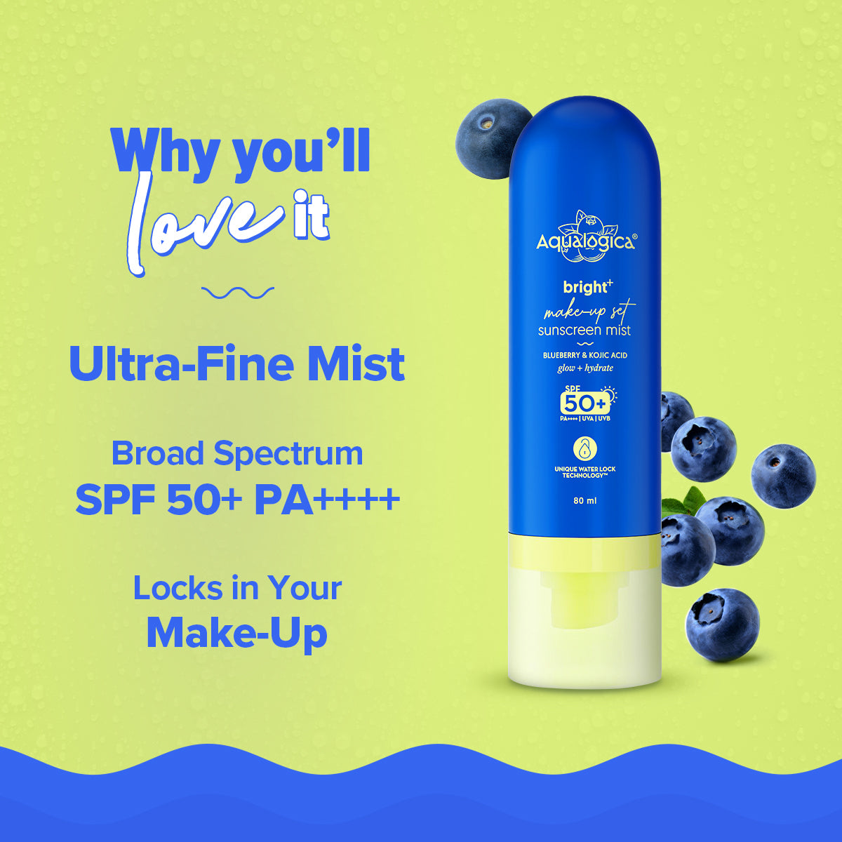 Bright+ Make-up Set Sunscreen Mist 80ml