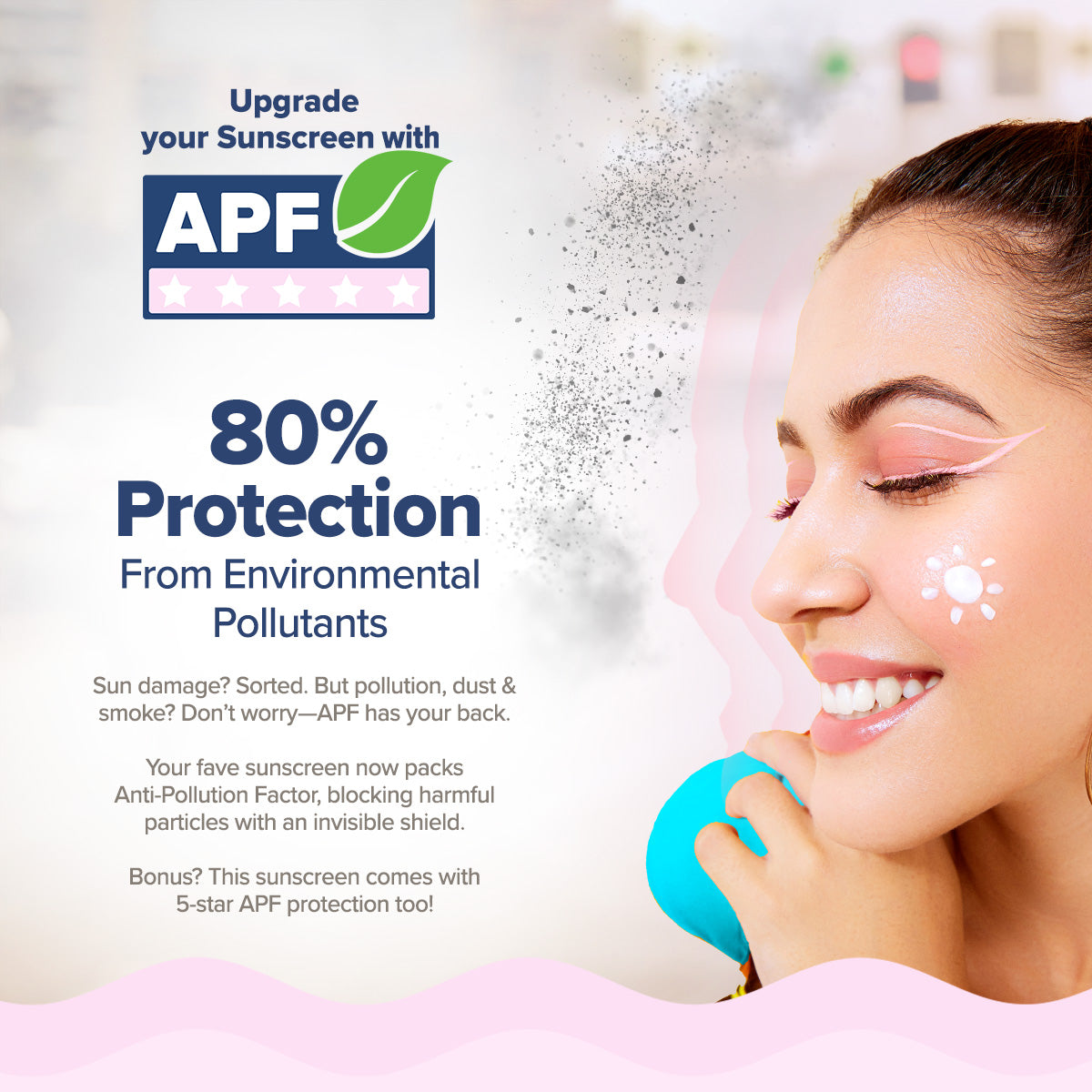 Radiance+ Dewy Sunscreen with Anti Pollution Factor (APF) | Watermelon & Niacinamide with SPF 50 & PA+++ - 50g
