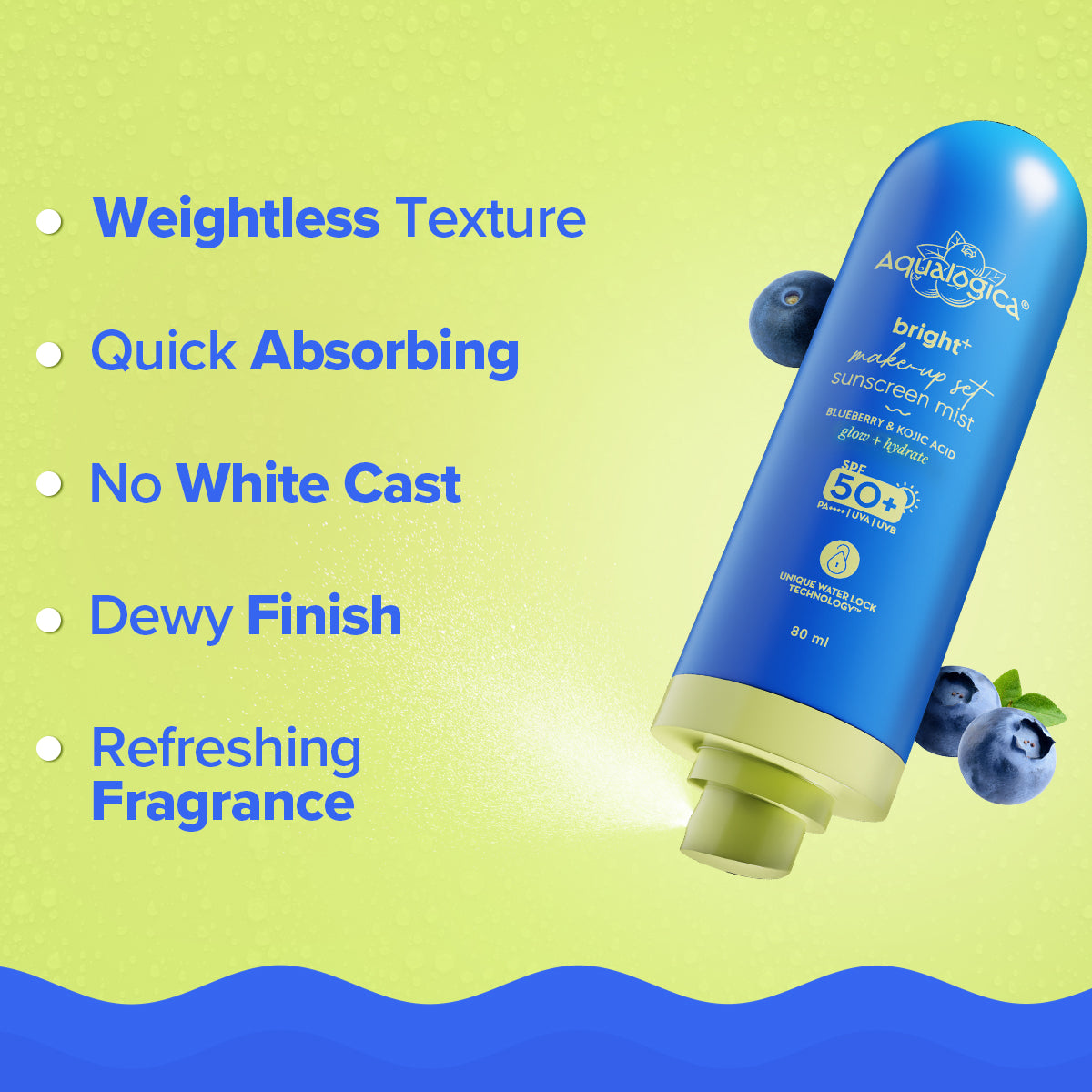 Bright+ Make-up Set Sunscreen Mist 80ml