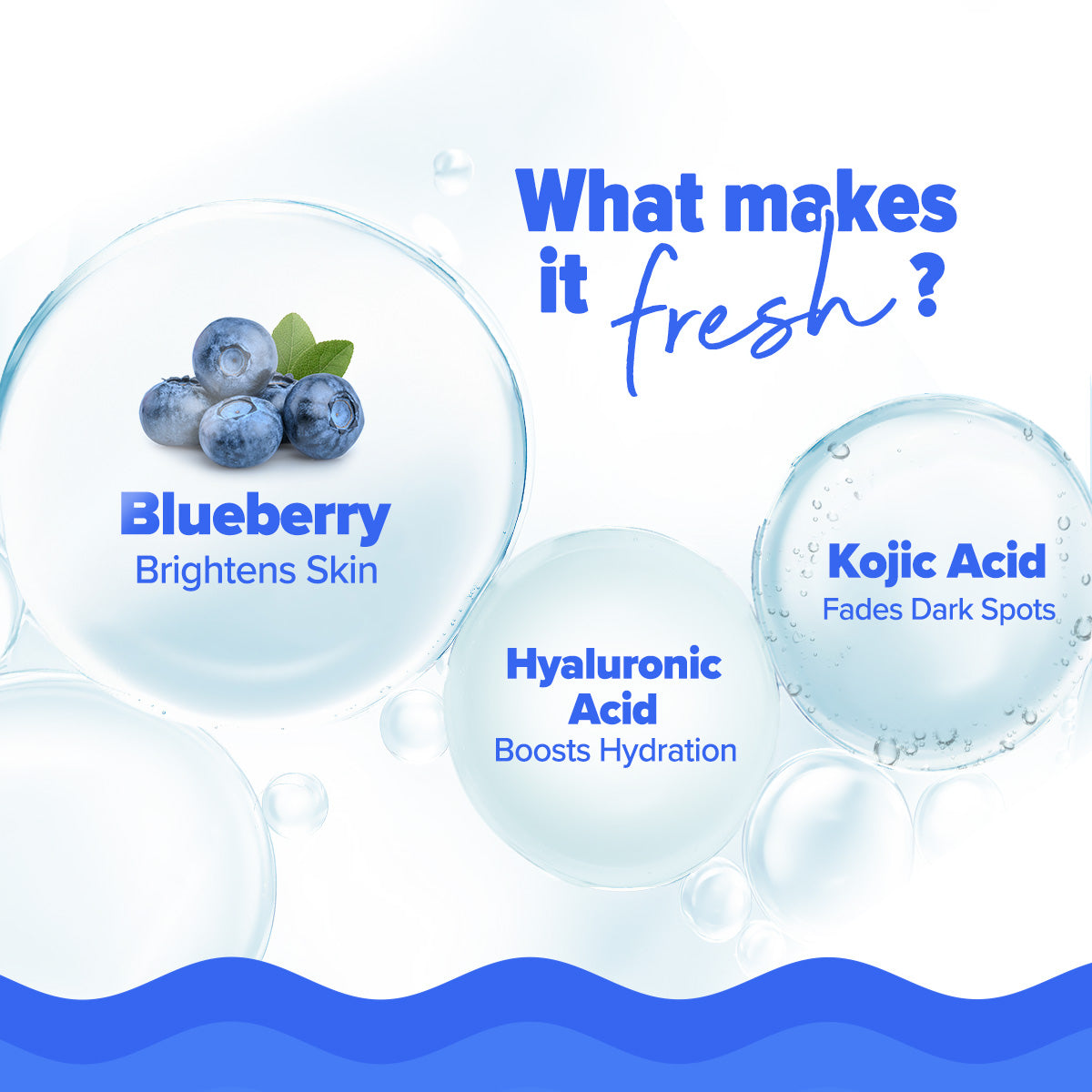 Bright+ Hydra Gel Moisturizer with Blueberry & Kojic Acid - 200 g