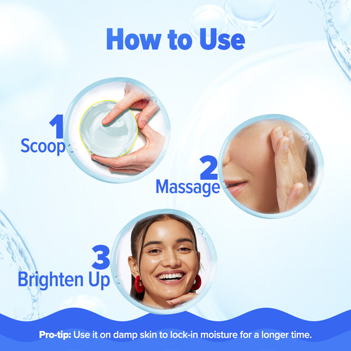 Bright+ Hydra Gel Moisturizer with Blueberry & Kojic Acid - 200 g