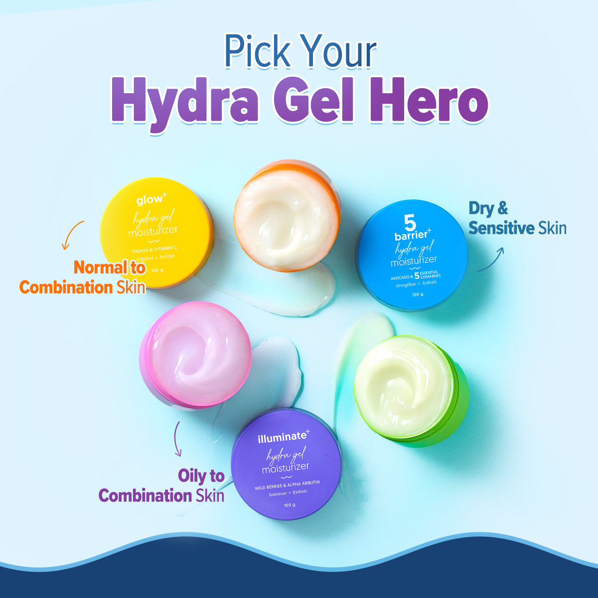 Illuminate + Hydra Gel Moisturizer with Wild Berries & Alpha Arbutin - 100g