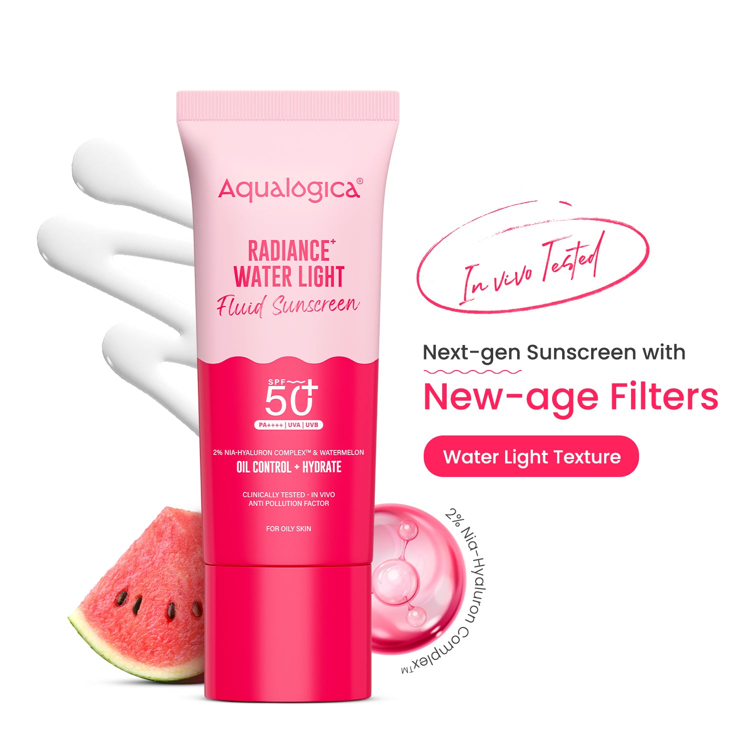 Radiance+ Water Light Fluid Sunscreen - 50g