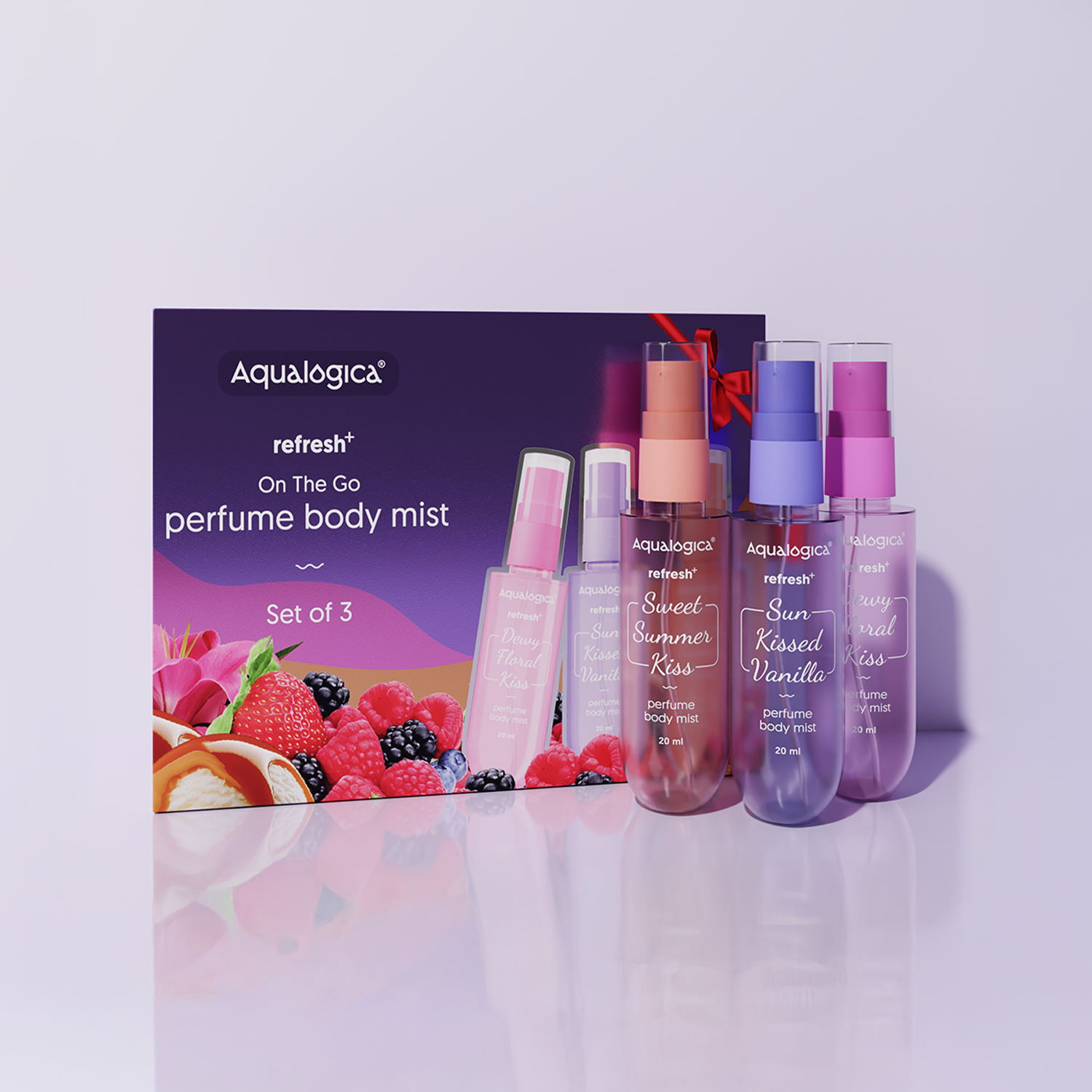 Refresh+ On The Go - Set of 3 Perfume Body Mist