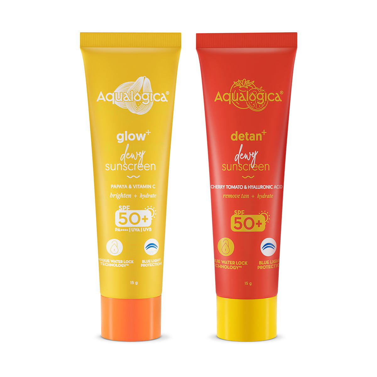 FREEBIE - OG Sun Shields Combo- FREEBIE Detan+ Dewy Suncreen 15g & FREEBIE Glow+ Dewy Suncreen 15g