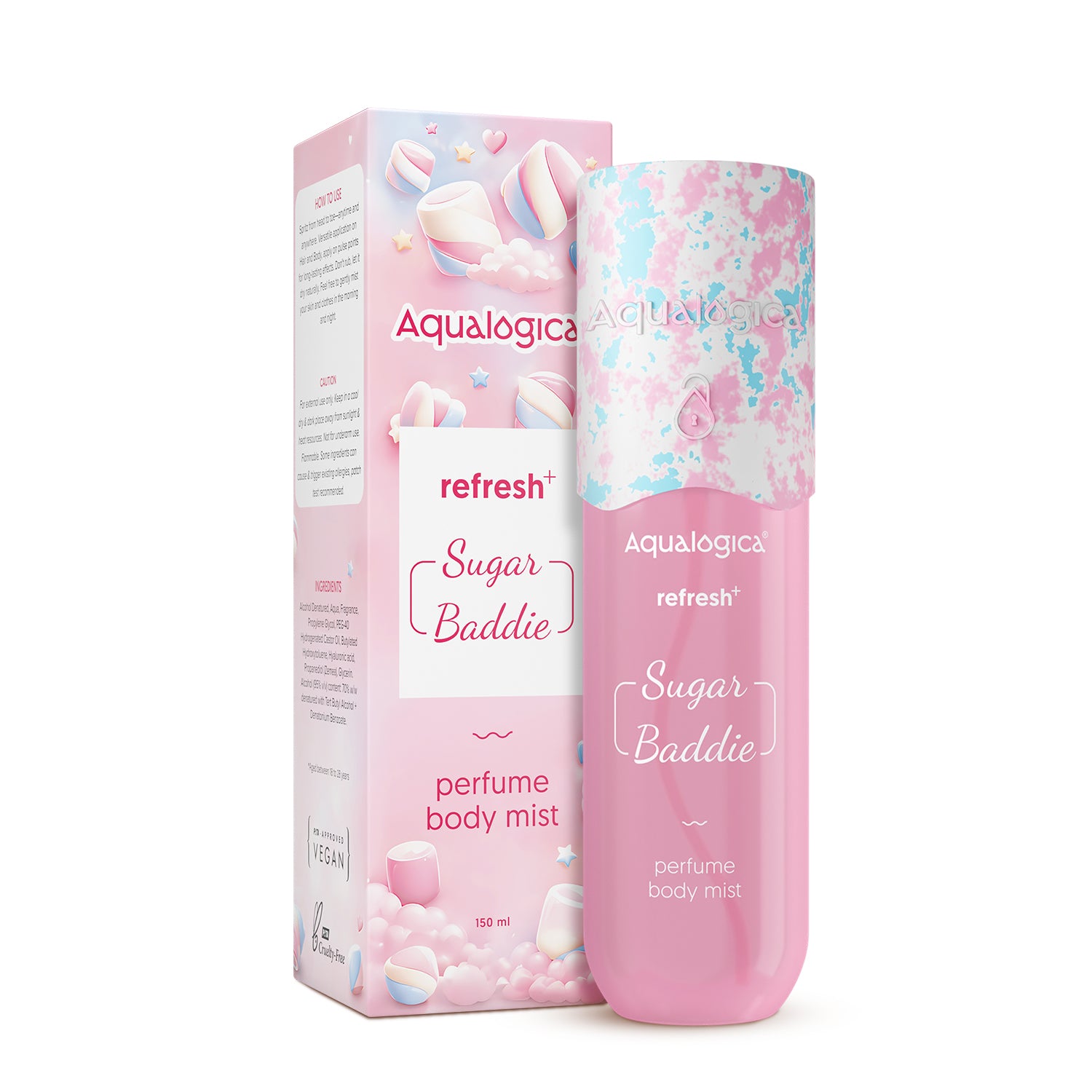 Refresh+ Sugar Baddie Perfume Body Mist 150 ml