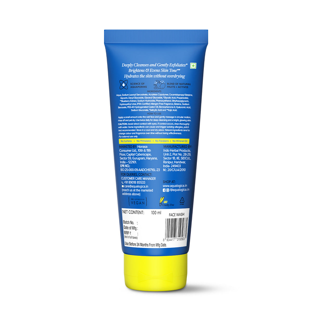 Bright+ Smoothie Face Wash 100ml