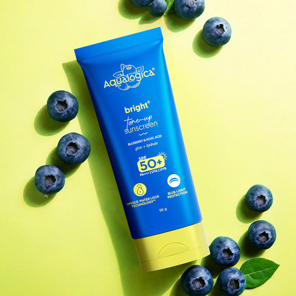 Aqualogica Bright+ tone-up Sunscreen SPF 50 PA++++ 50g