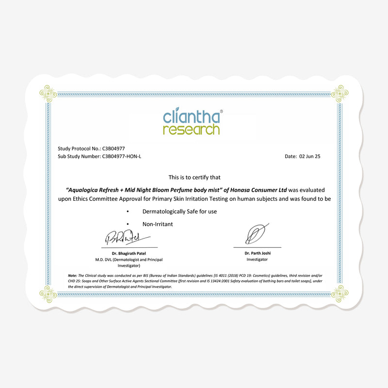 Dermatologically Safe