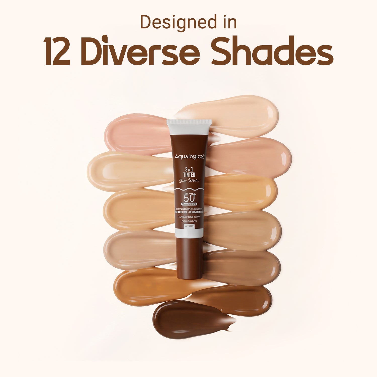 3-in-1 Tinted Sun Serum - Espresso | Trial Pack | 10ml