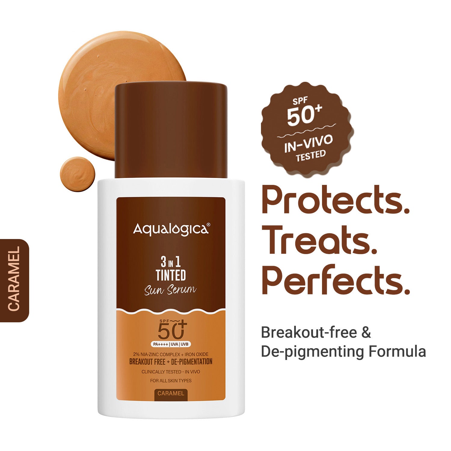 3-in-1 Tinted Sun Serum - Caramel | 50g
