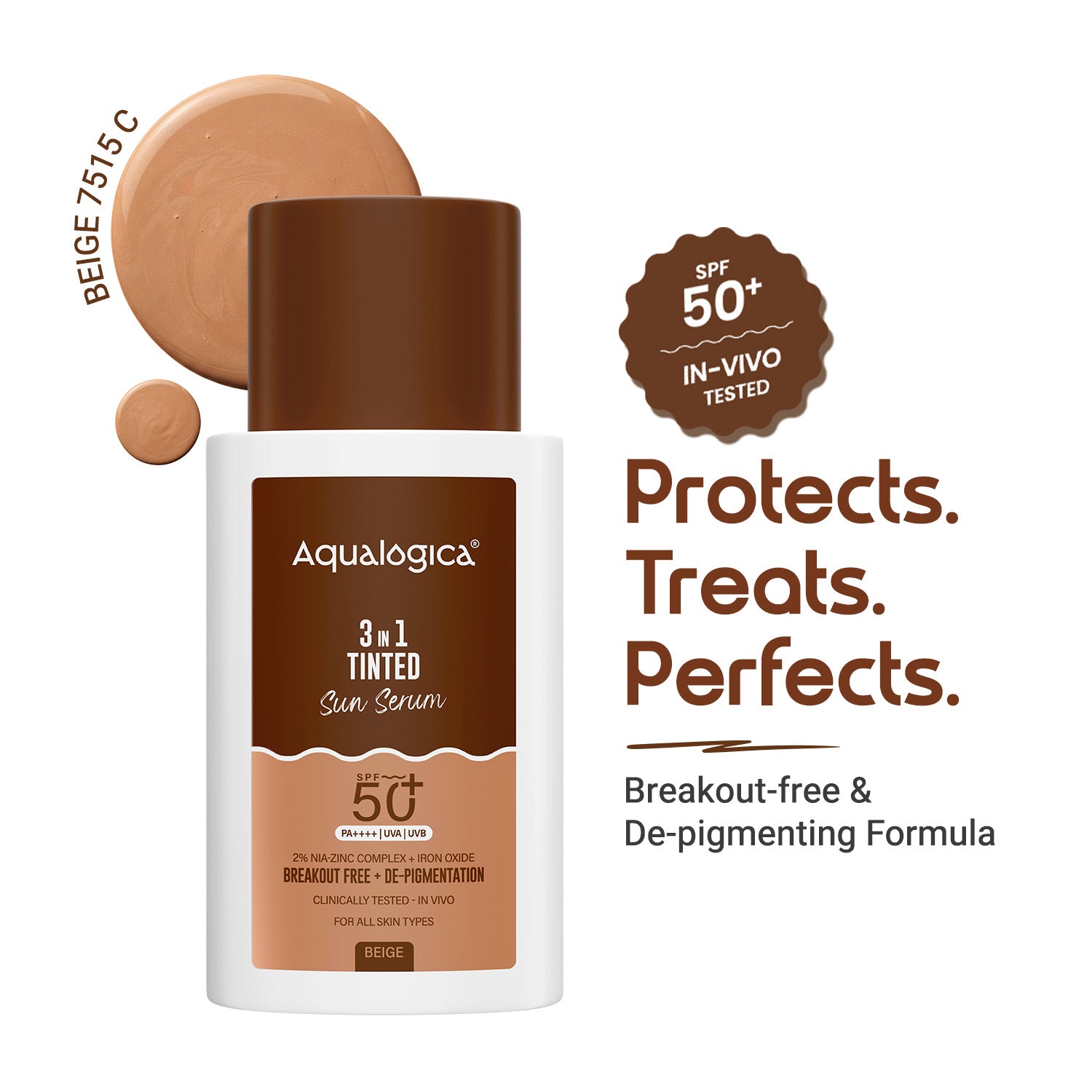 3-in-1 Tinted Sun Serum - Beige | 50ml