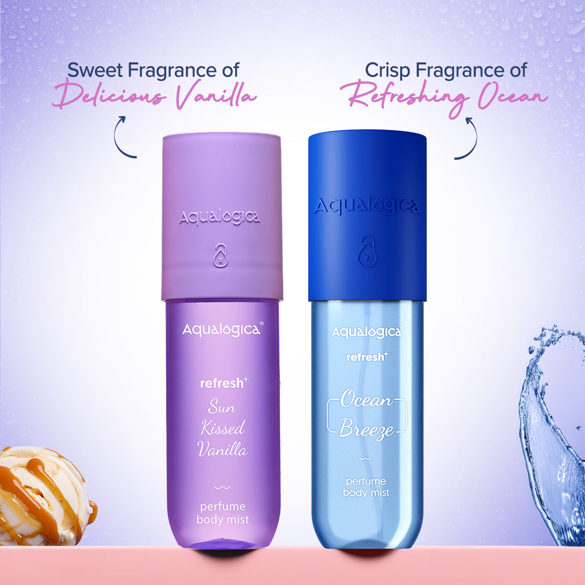 Refresh+ Ocean Breeze & Vanilla Kiss Body Mist Duo