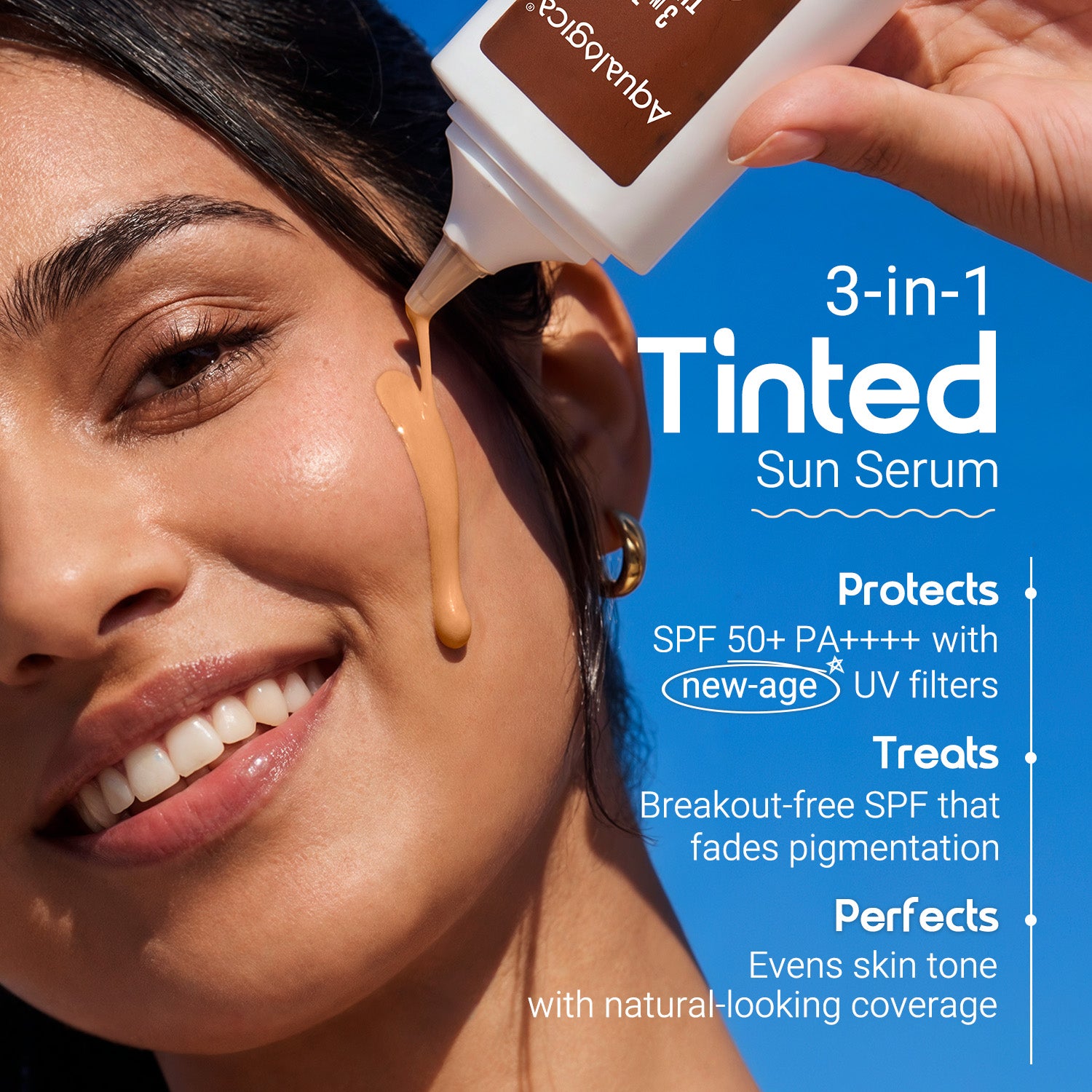 3-in-1 Tinted Sun Serum - Sand | 50ml
