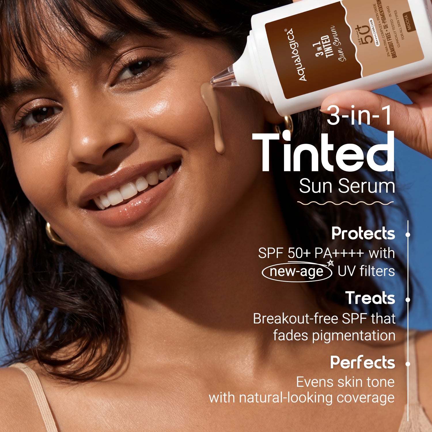 3-in-1 Tinted Sun Serum - Mocha | 50ml