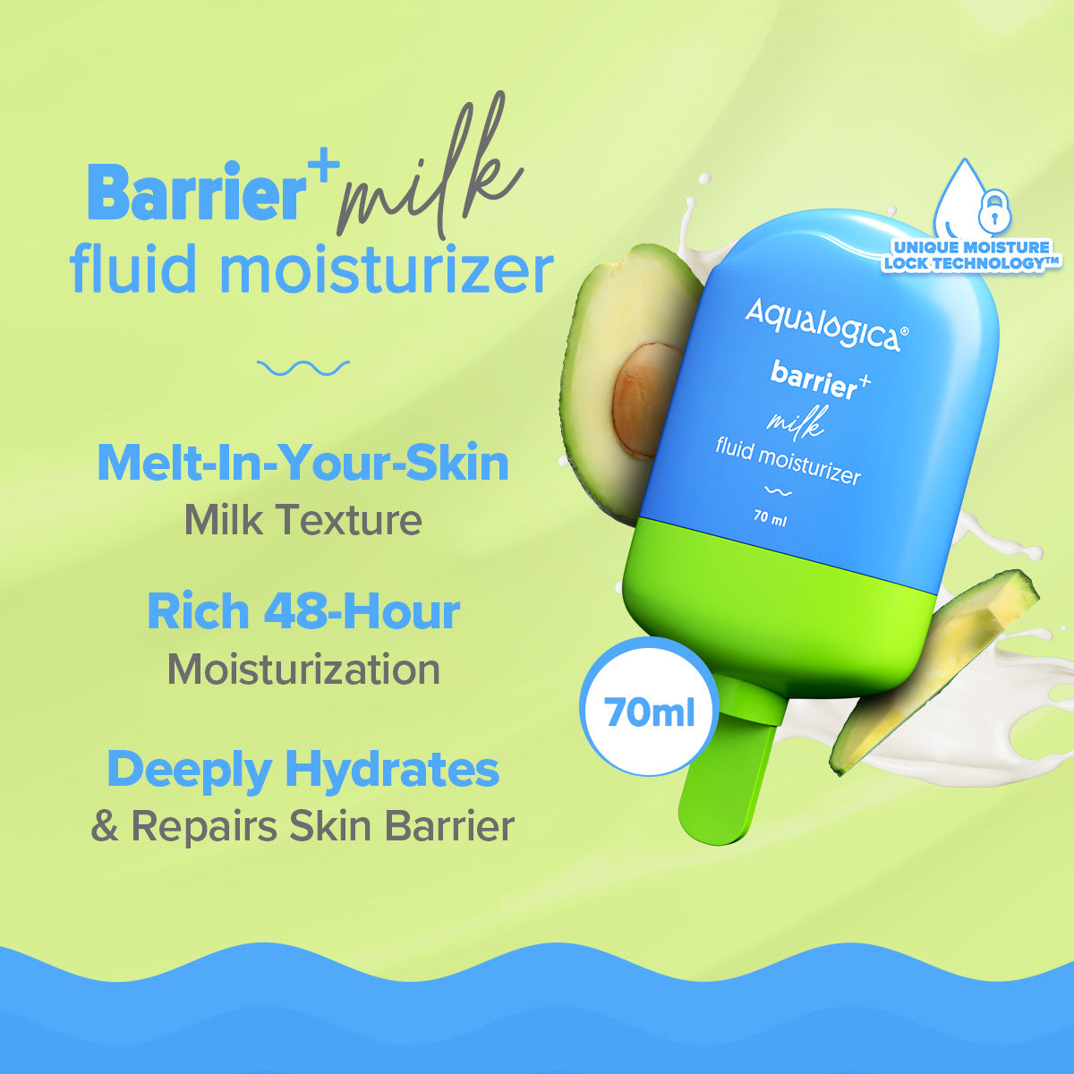 5 Barrier+ Milk Fluid Moisturizer (70 ml) - Pack of 2