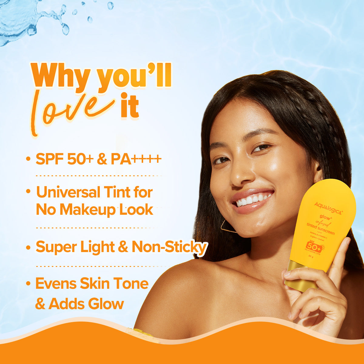 Glow+ Infused Tinted Sunscreen With Papaya & Vitamin C
