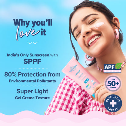 Radiance+ Dewy Sunscreen with Watermelon & Niacinamide with SPF 50 & PA++++ - 80g (Pack of 2)