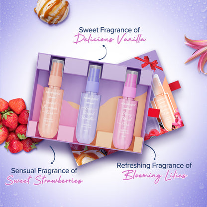 Refresh+ On The Go - Set of 3 Perfume Body Mist