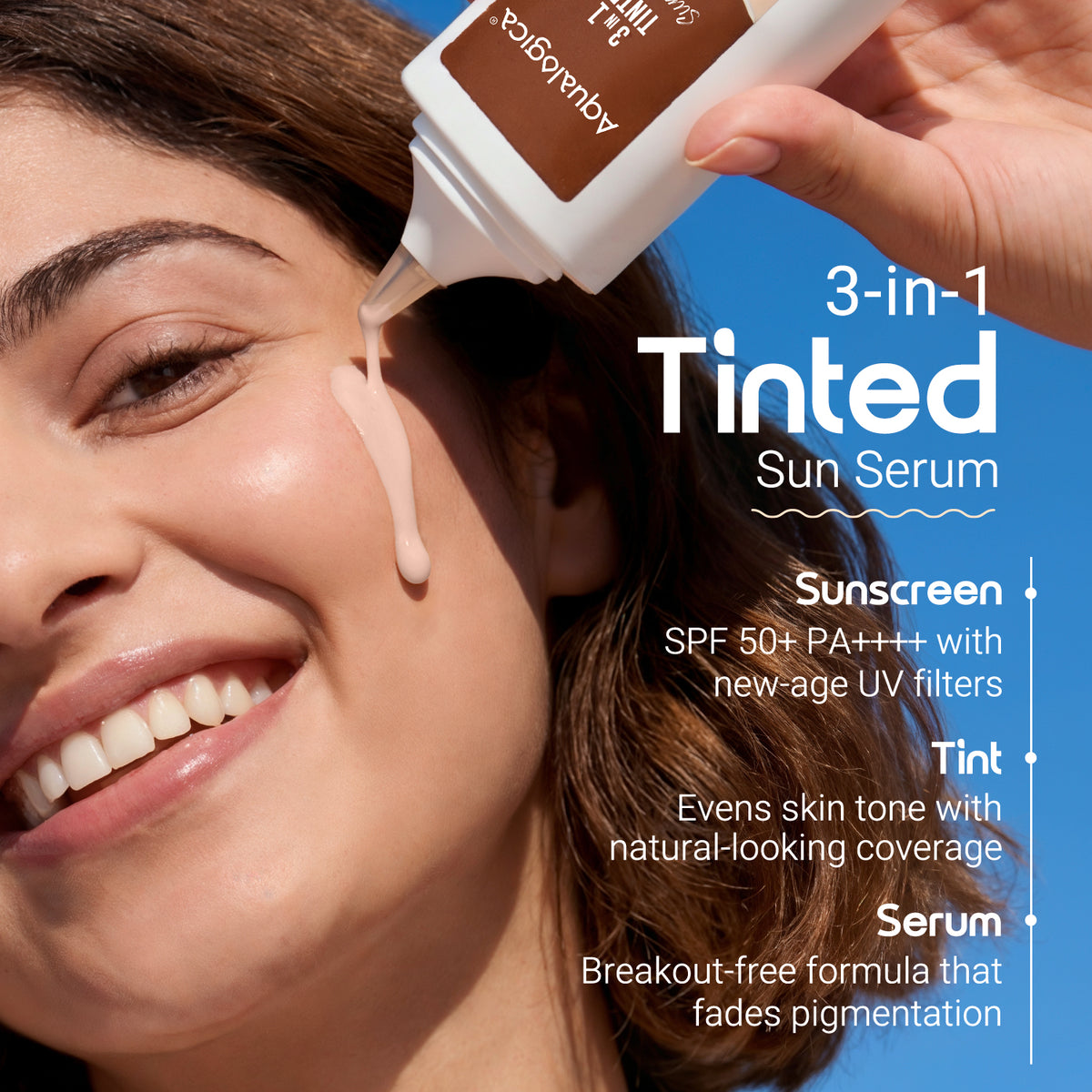 3-in-1 Tinted Sun Serum - Ivory | 50g