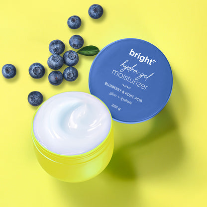 Bright+ Hydra Gel Moisturizer with Blueberry & Kojic Acid - 200 g