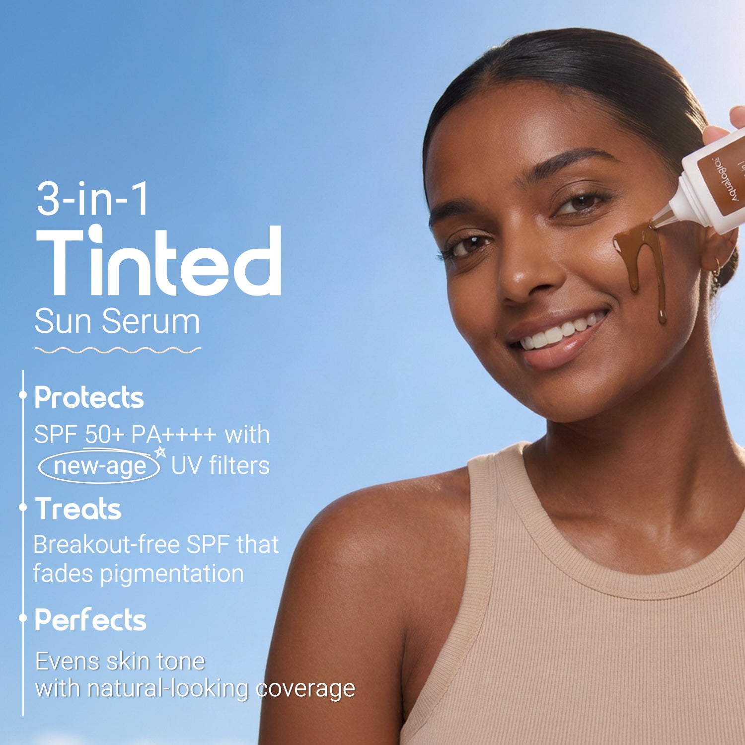 3-in-1 Tinted Sun Serum - Toffee | 50ml