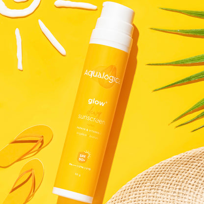 Dewy Sunscreen with Waterproof Glow Formula 50g - Aqualogica