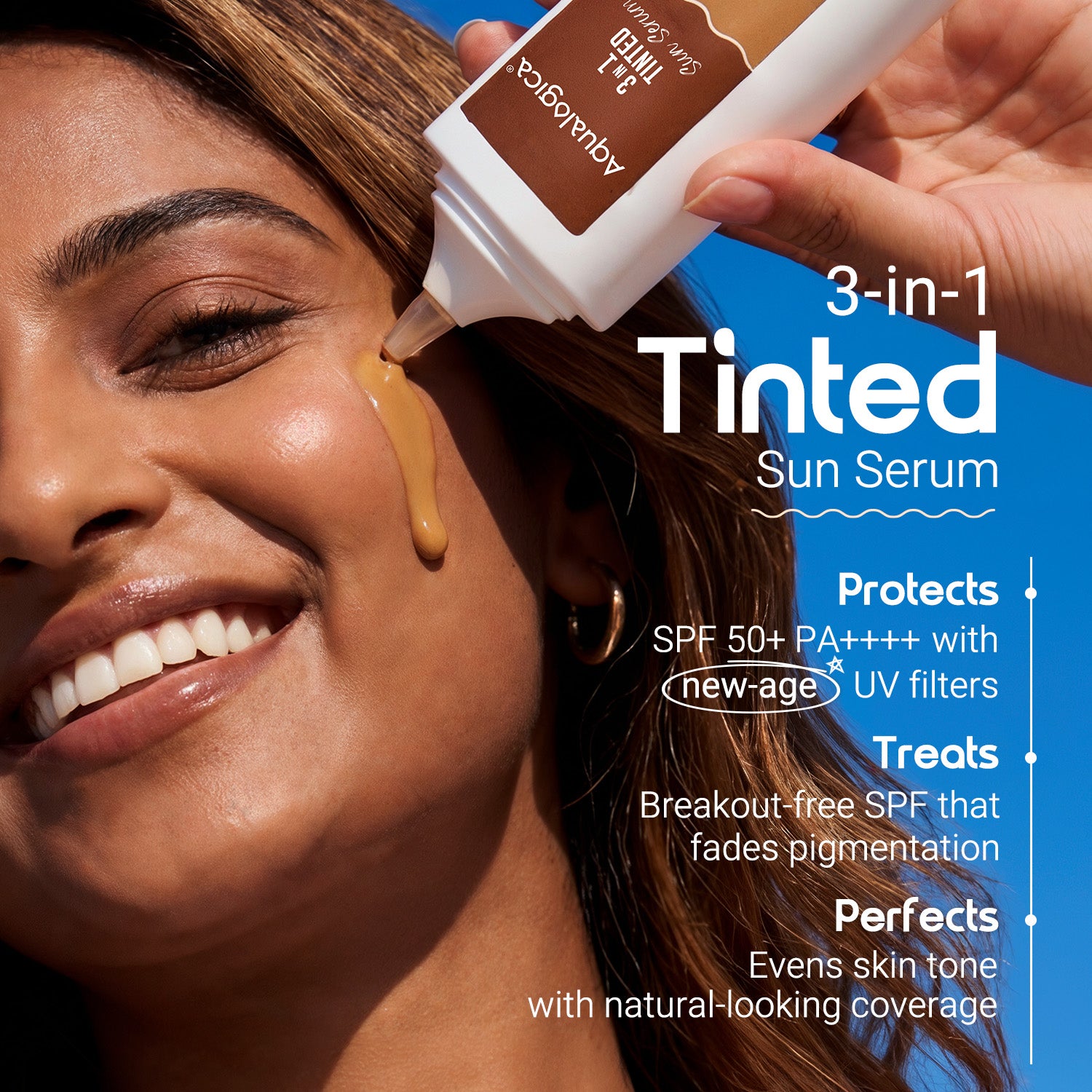 3-in-1 Tinted Sun Serum - Caramel | 50ml