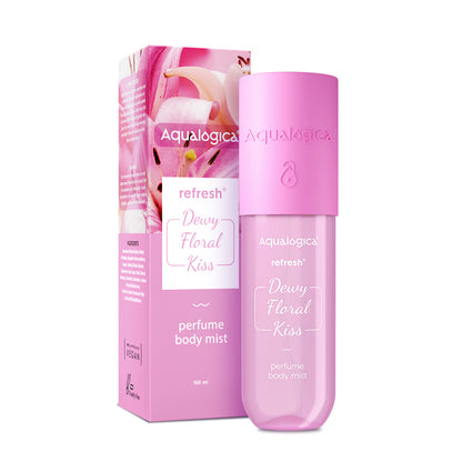 Refresh+ Dewy Floral Kiss Perfume Body Mist with Zemea & Hyaluronic Acid- 150 ml