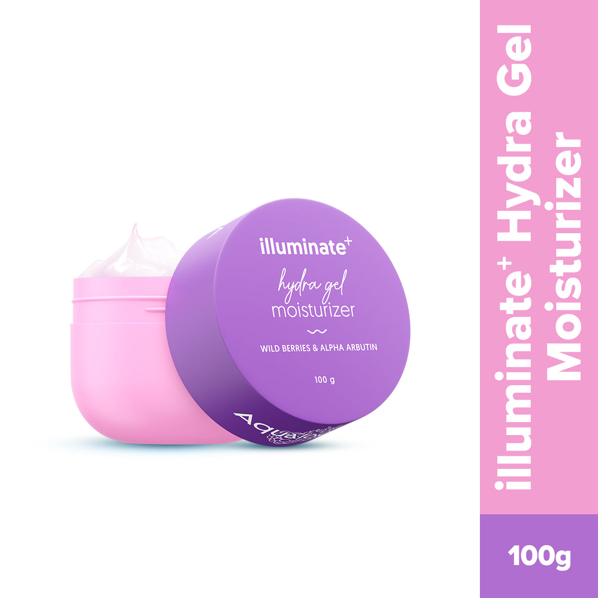Illuminate + Hydra Gel Moisturizer with Wild Berries & Alpha Arbutin - 100g