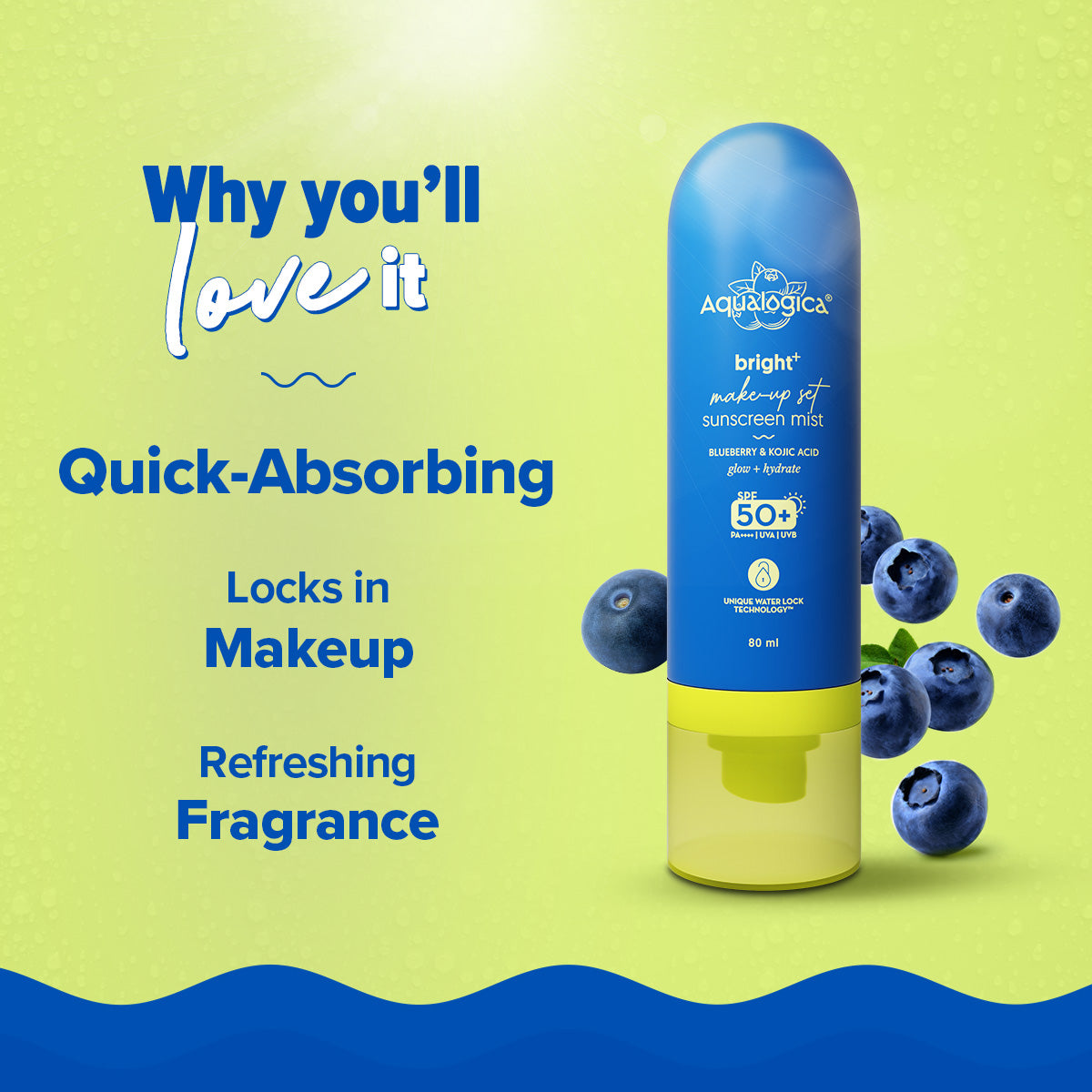 Bright+ Make-up Set Sunscreen Mist 80ml