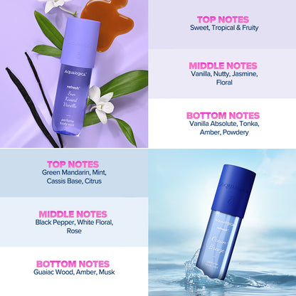 Refresh+ Ocean Breeze & Vanilla Kiss Body Mist Duo