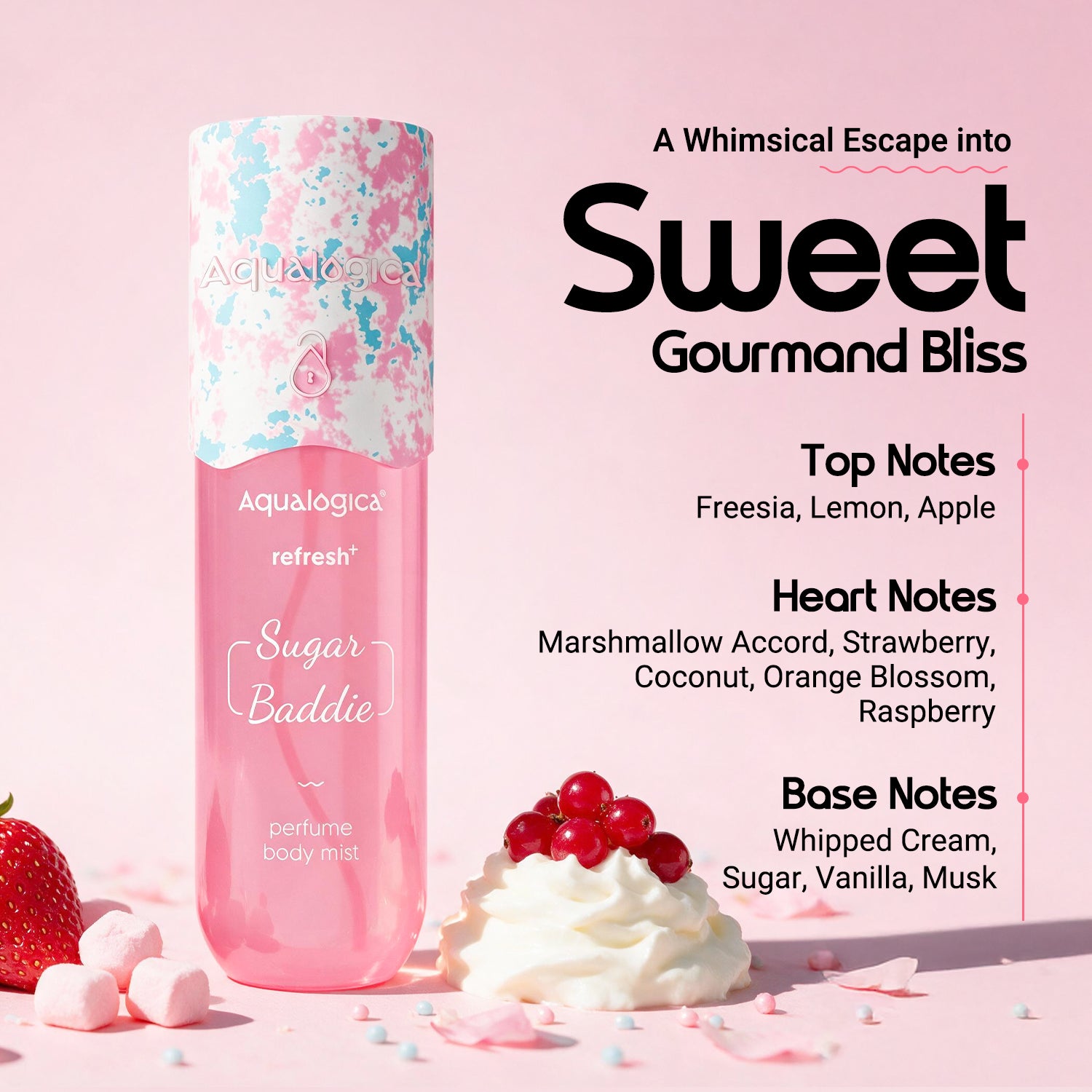Refresh+ Sugar Baddie Perfume Body Mist 150 ml