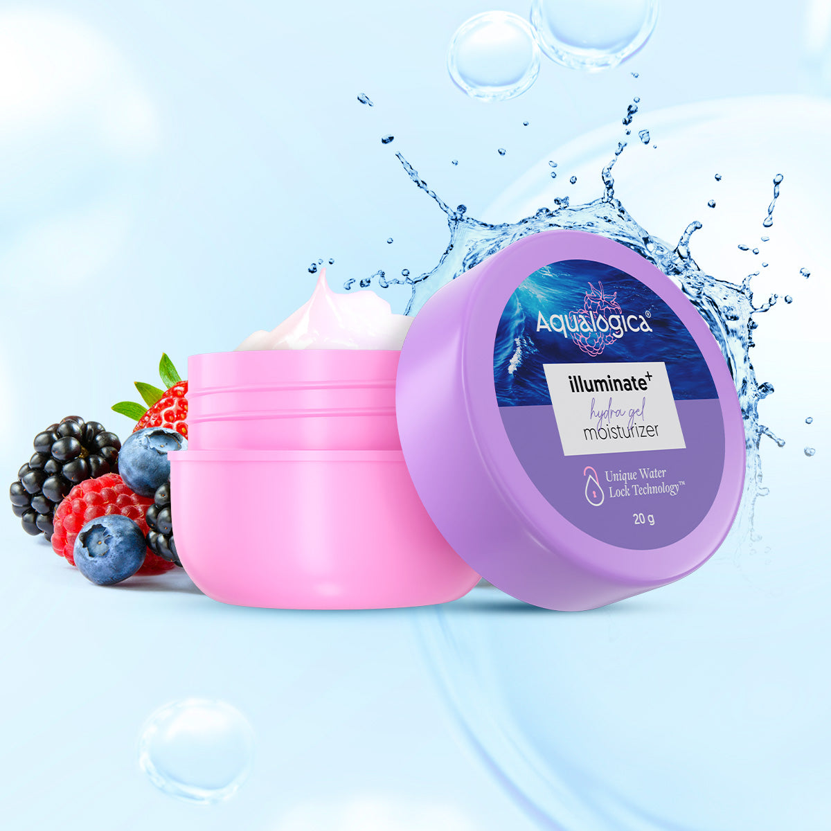 Freebie - Illuminate + Hydra Gel Moisturizer with Wild Berries & Alpha Arbutin - 20g