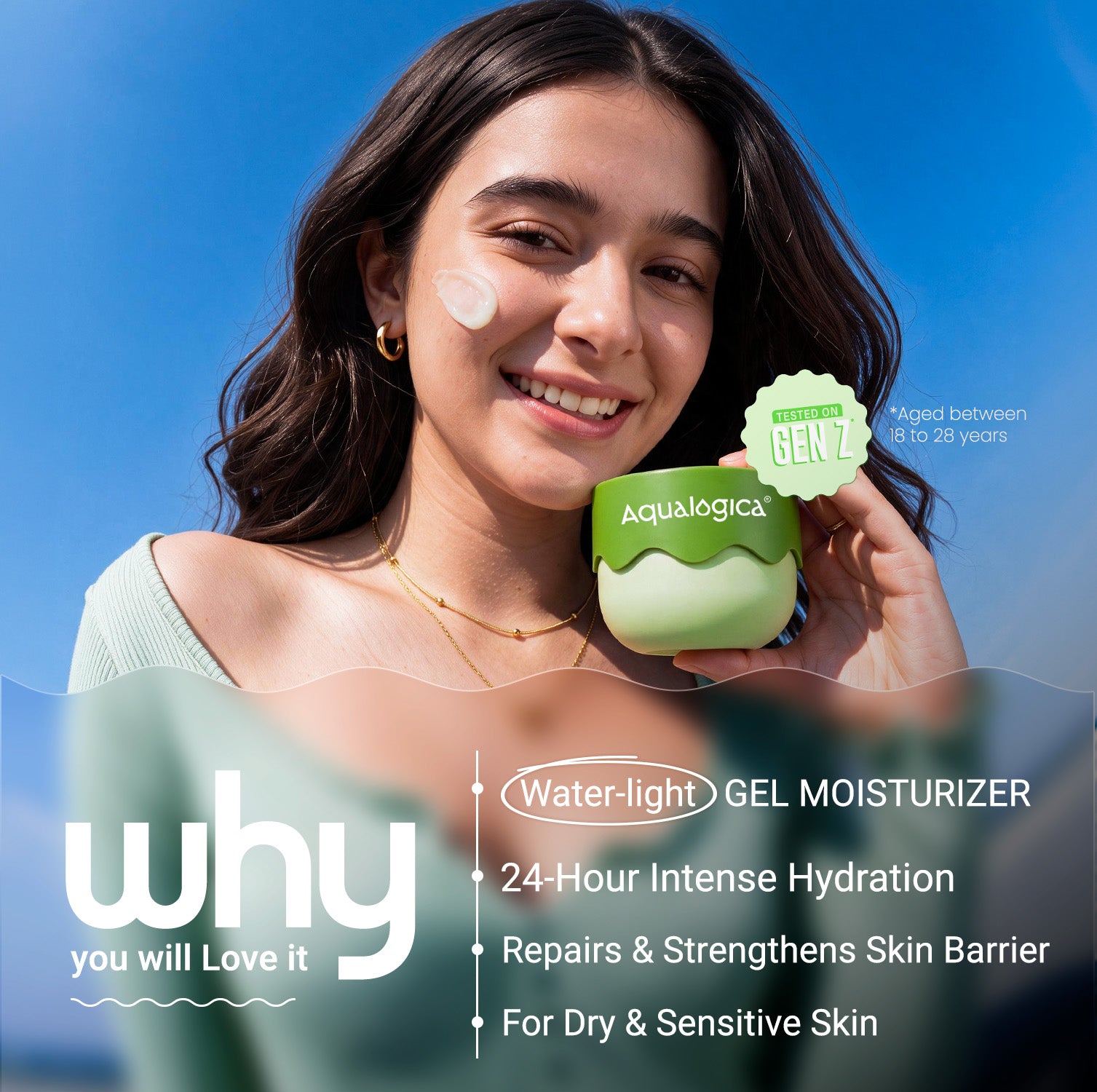 Barrier+ Hydra Melt Gel Moisturizer with Avocado & 5 Essential Ceramides - 100 g