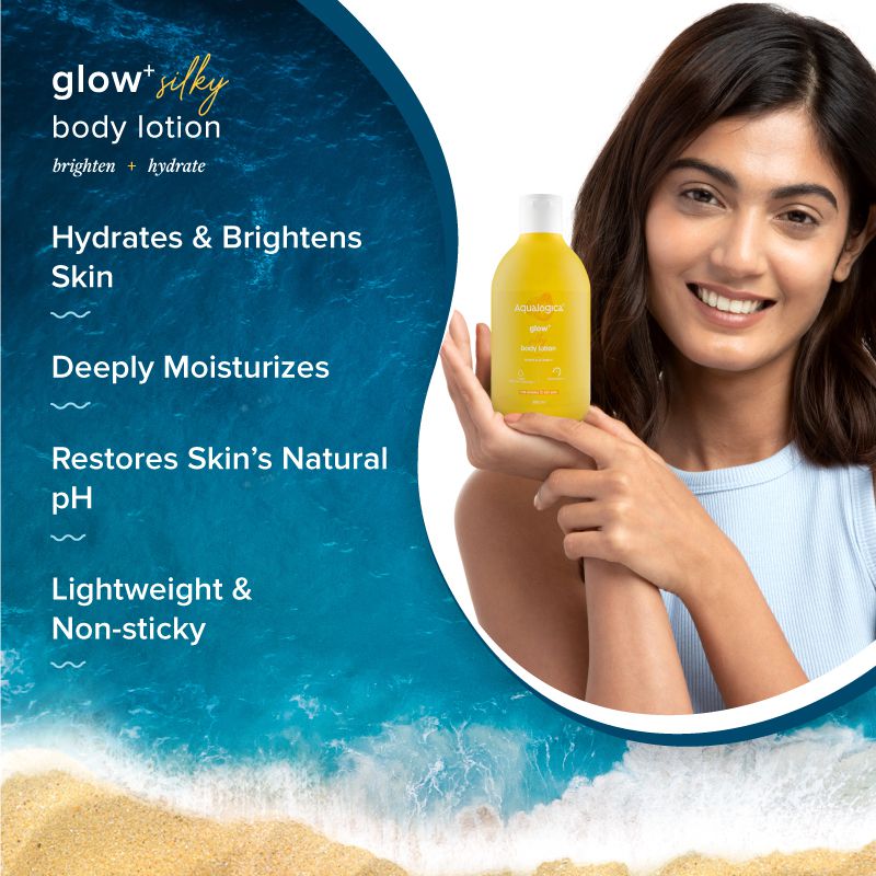 Glow+ Silky Body Lotion - 300 ml - Pack of 2