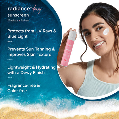Radiance+ Dewy Sunscreen- 50g (Pack of 2)