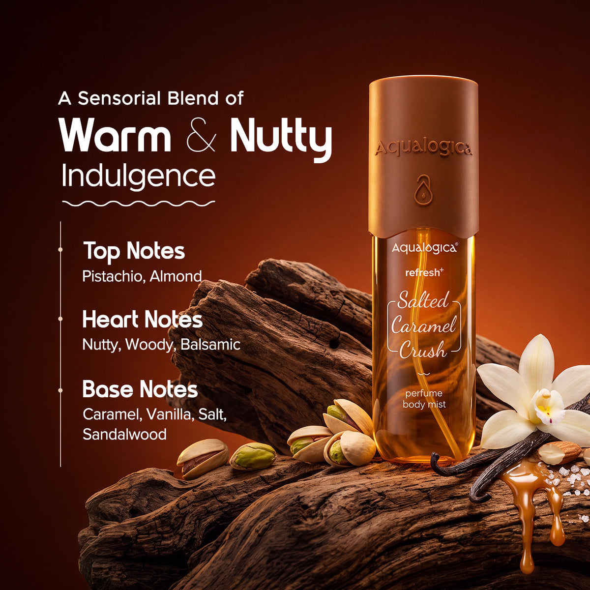 Refresh+ Perfume Body Mist - Salted Caramel Crush 150ml