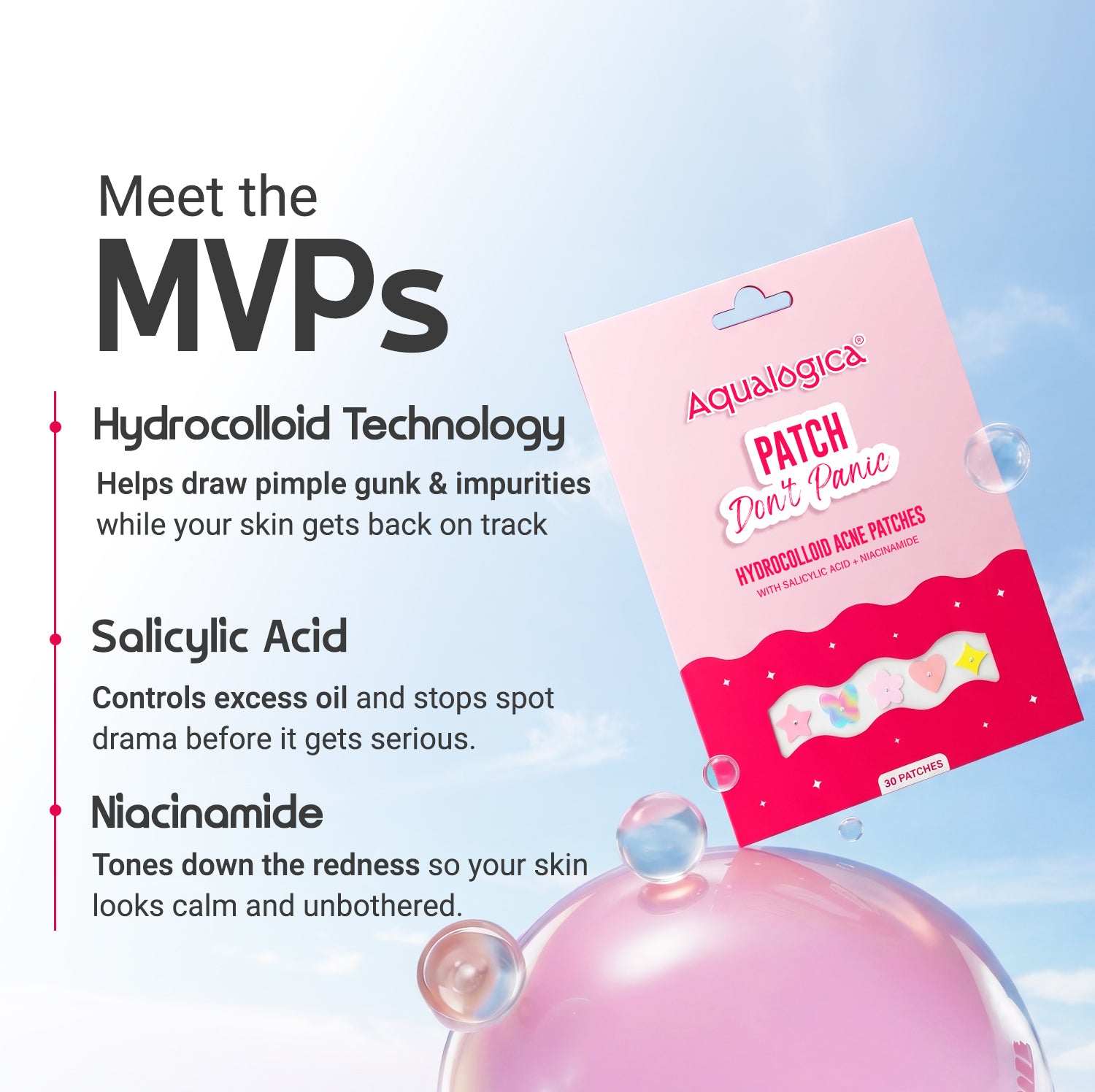 Patch, Don’t Panic - Acne Patches | 30 Pieces