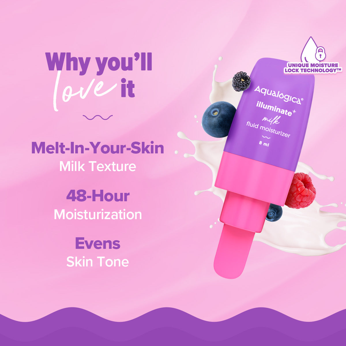 FREEBIE - Illuminate + Milk Fluid Moisturizer - 8ml