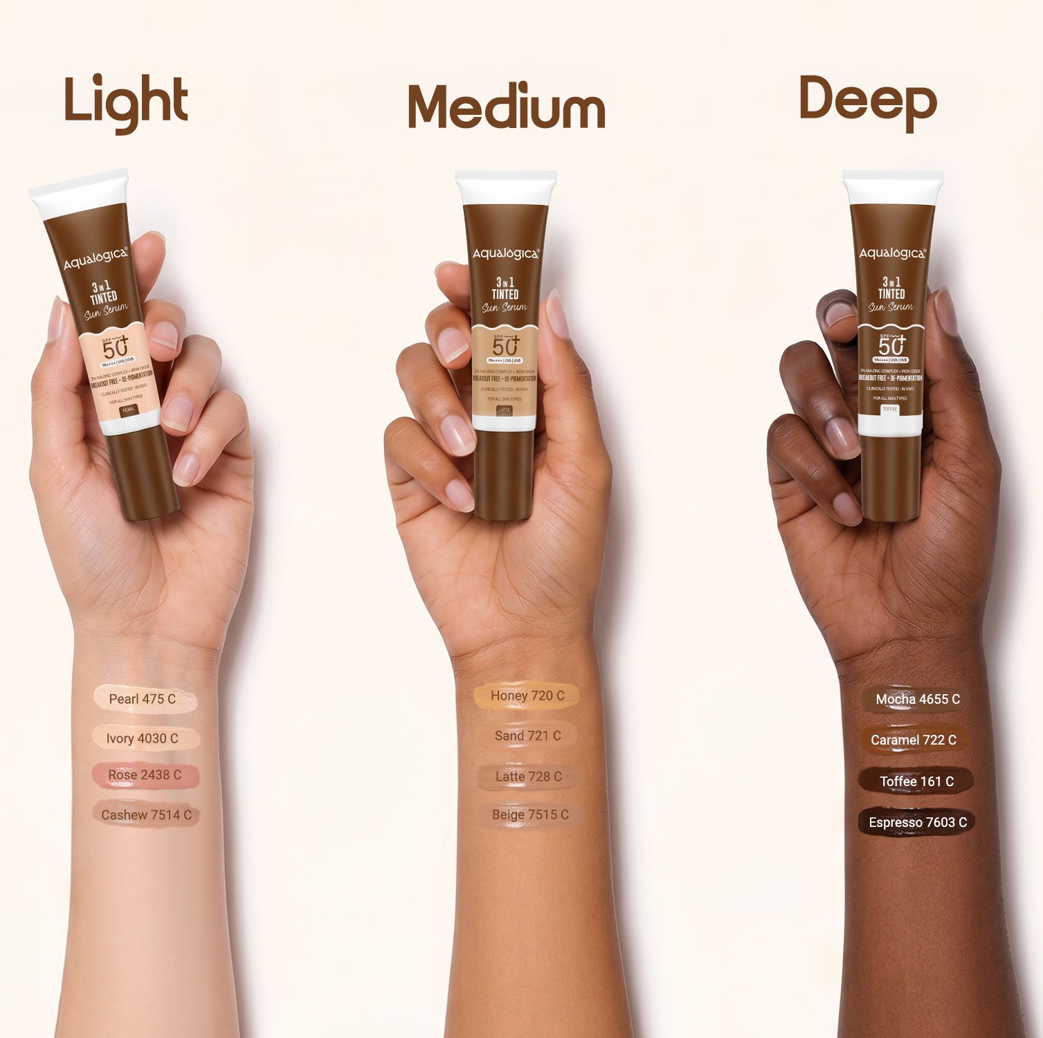 3-in-1 Tinted Sun Serum - Mocha | Trial Pack | 10ml