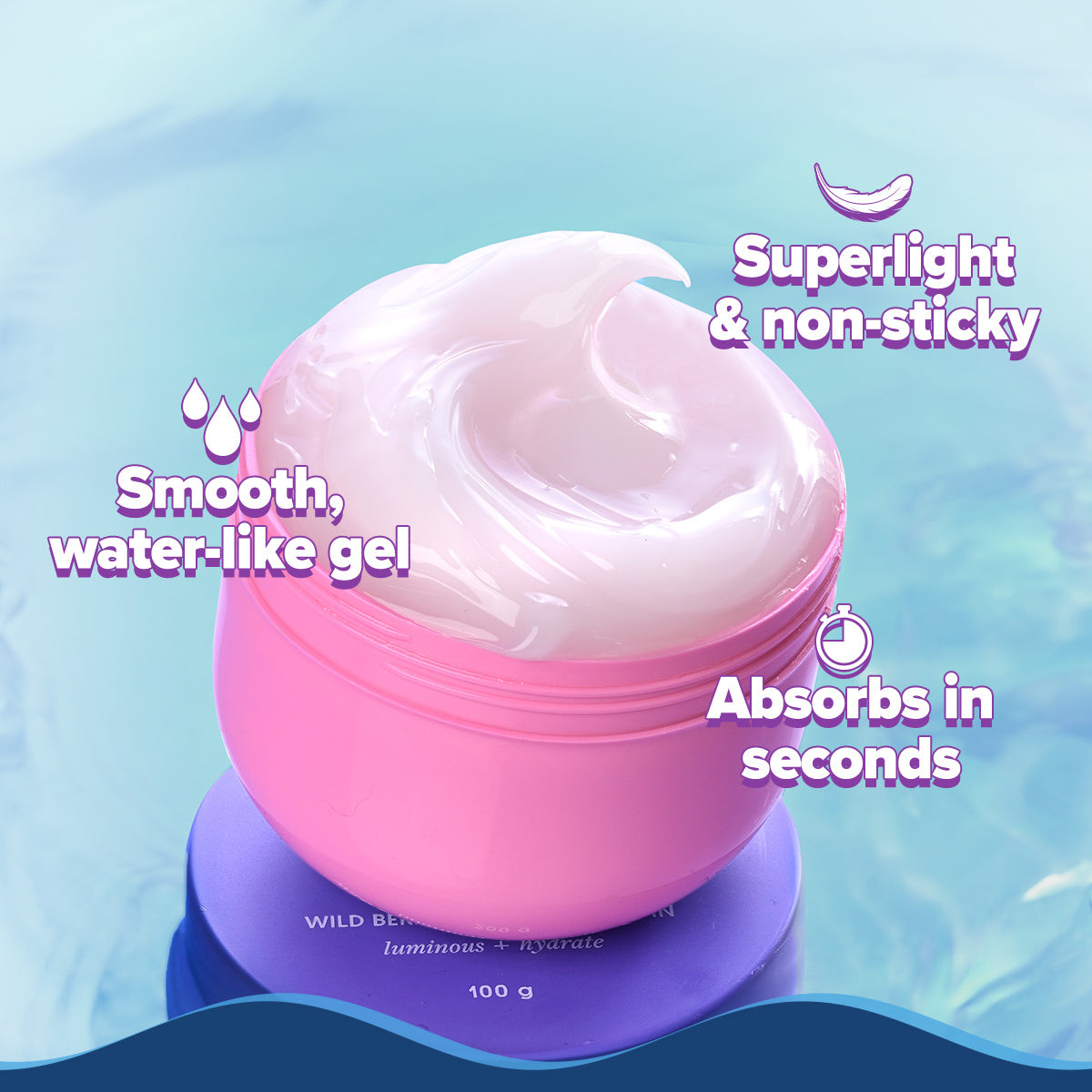 Illuminate + Hydra Gel Moisturizer with Wild Berries & Alpha Arbutin - 100g