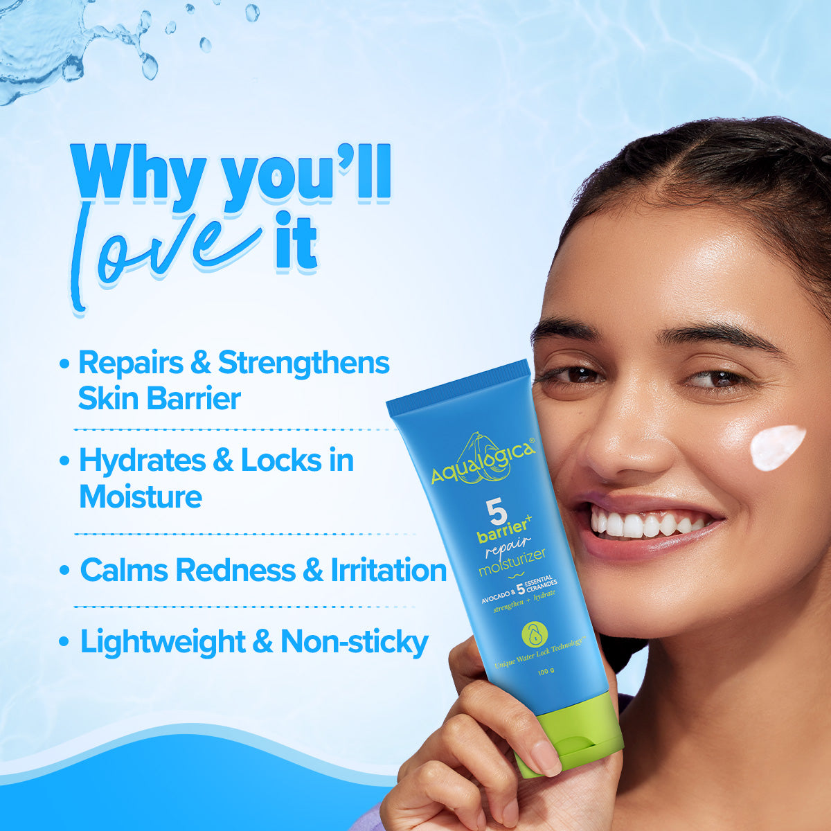 5 Barrier+ Repair Moisturizer with Avocado & 5 Essential Ceramides - 100g
