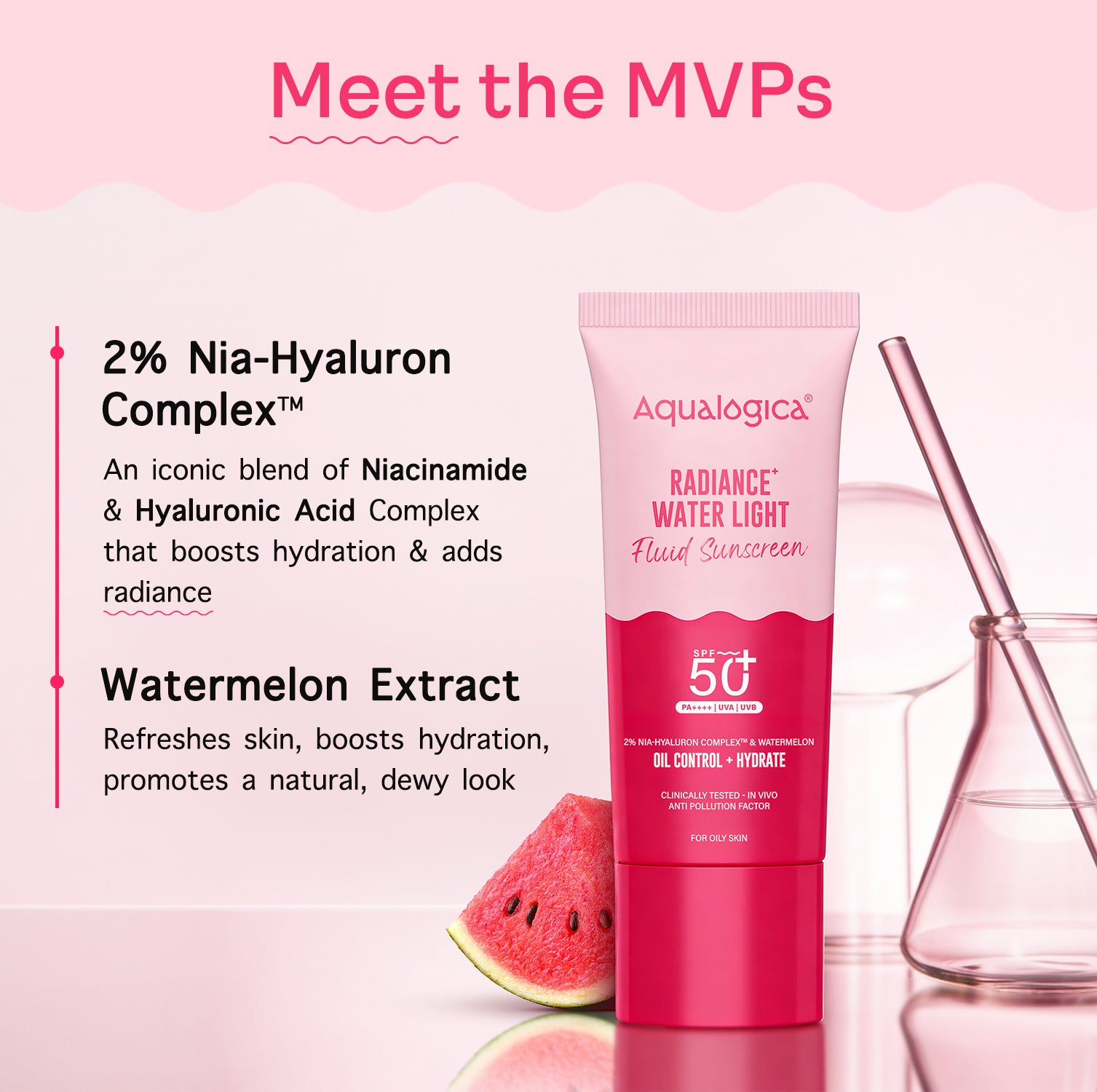 Radiance+ Water Light Fluid Sunscreen - 50g